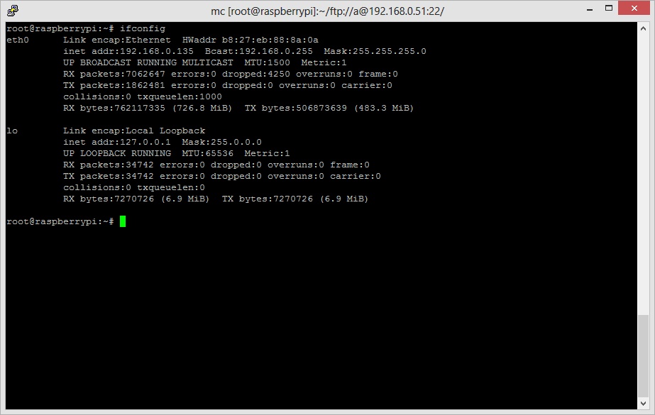 Find IP address for remote connection