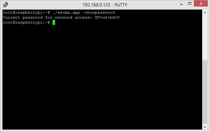 Find password for remote connection