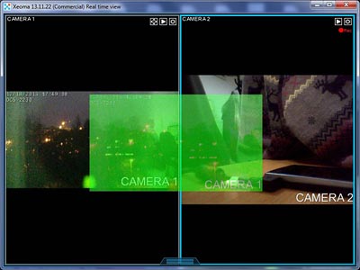 Drag a camera to a new place