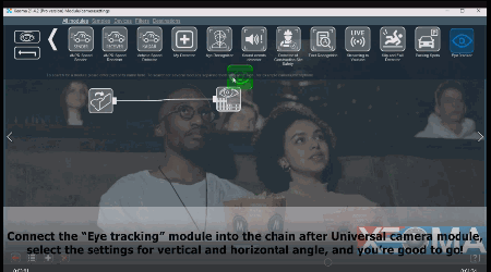Eye tracking module in Xeoma cctv surveillance software Eye tracking module in Xeoma cctv surveillance software