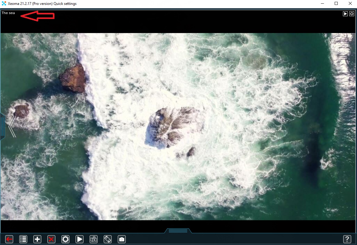  Displaying camera’s name