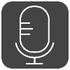 Click on Microphone icon to enter its settings and choose your device from the list Click on Microphone icon to enter its settings and choose your device from the list
