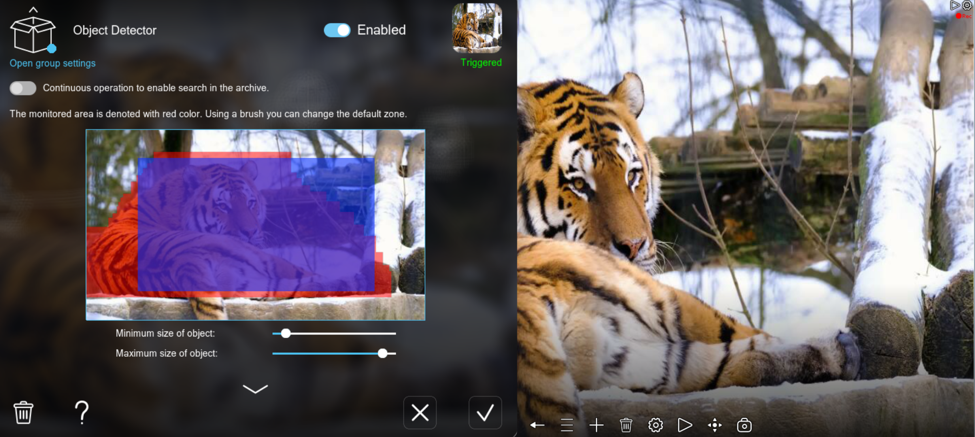Object Detector in wildlife video surveillance: convenience and ease of use