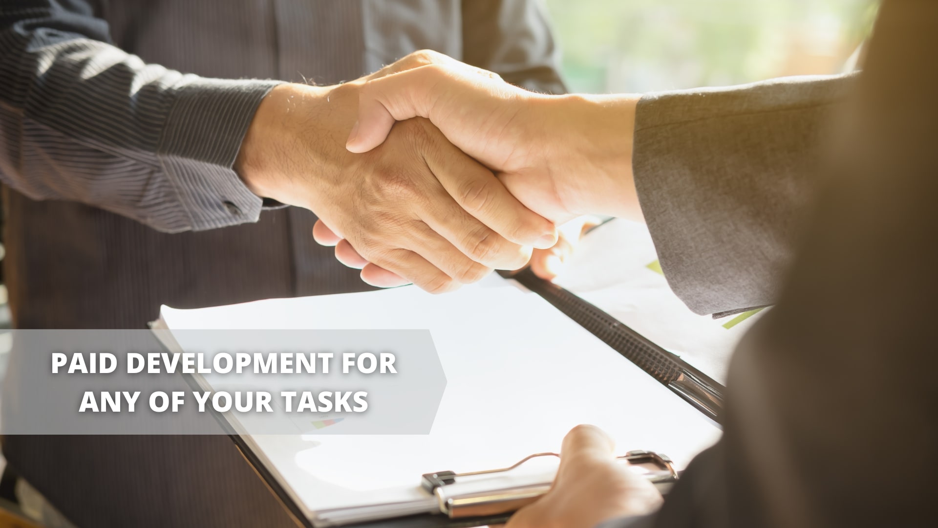 Paid development for your project Paid development for your project
