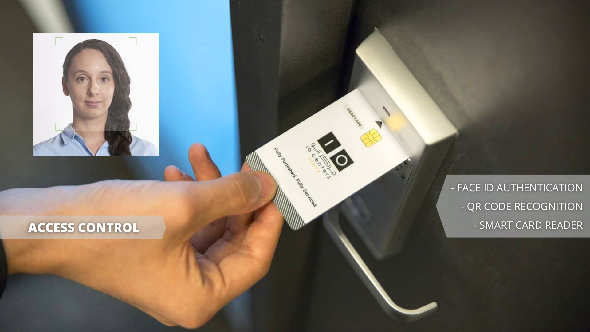 Automated access control in Xeoma: card reader