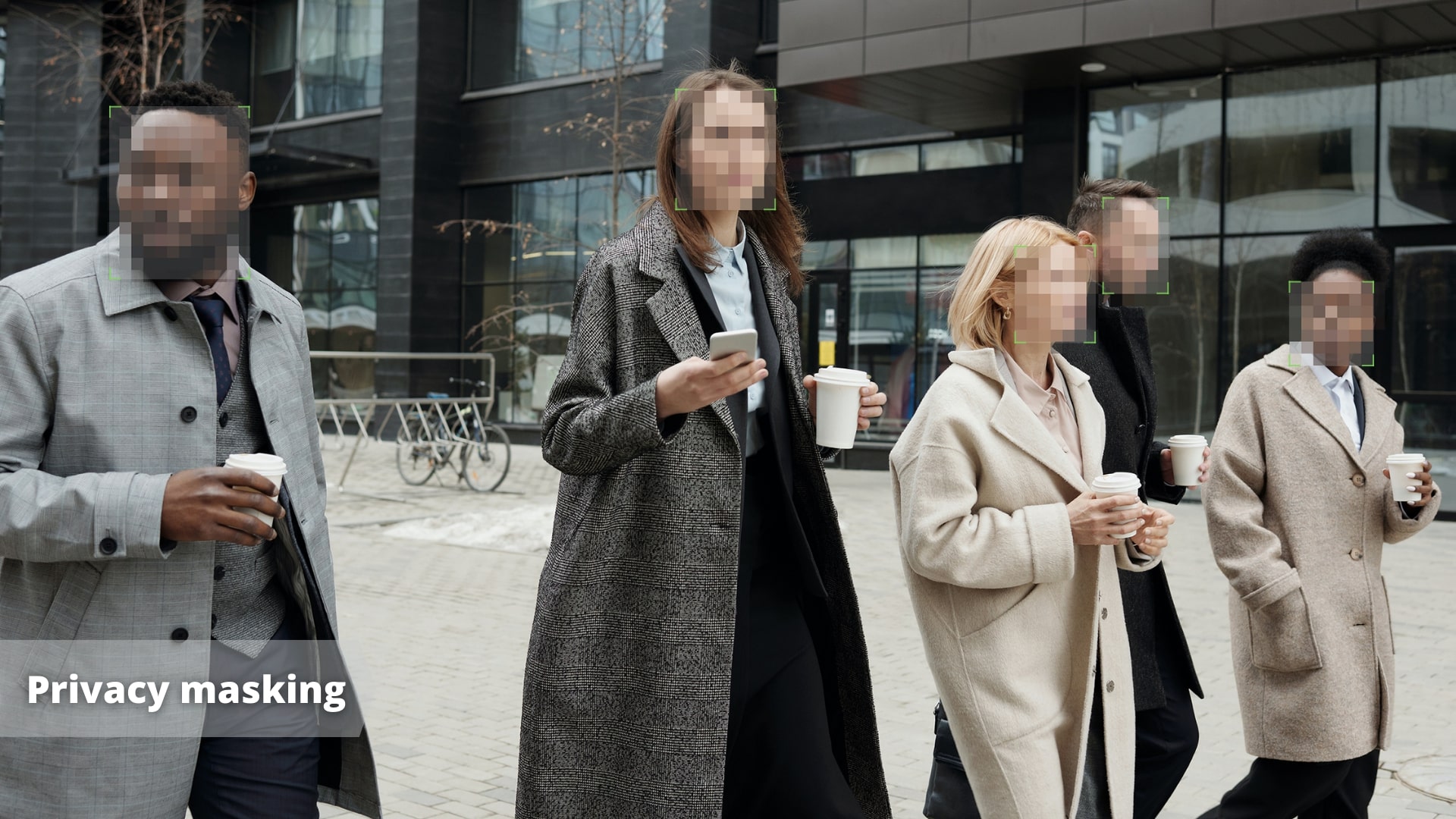 Privacy masking in Xeoma video surveillance software
