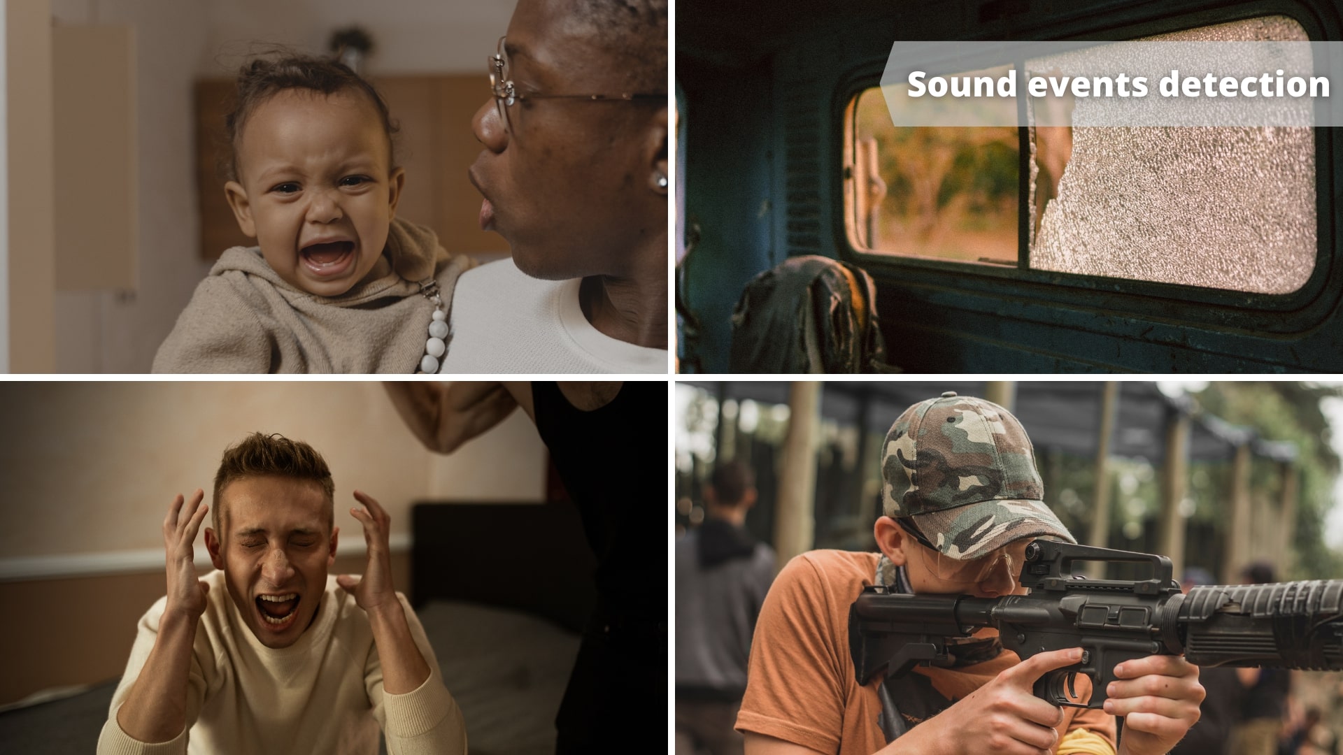 AI-based Sound types recognition in Xeoma