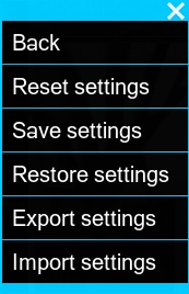 Export and import in Xeoma
