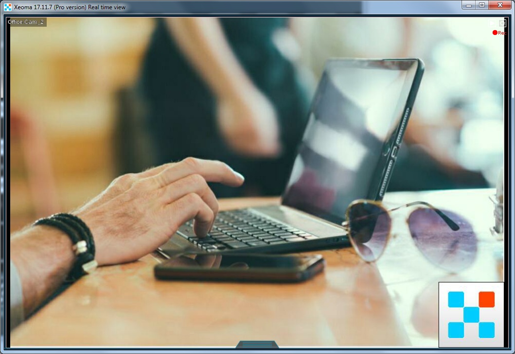 “Image overlay” type of marking in Xeoma software