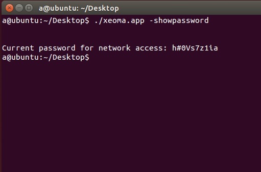 Check Xeoma password in console